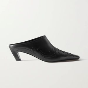 Khaite Madison leather mule